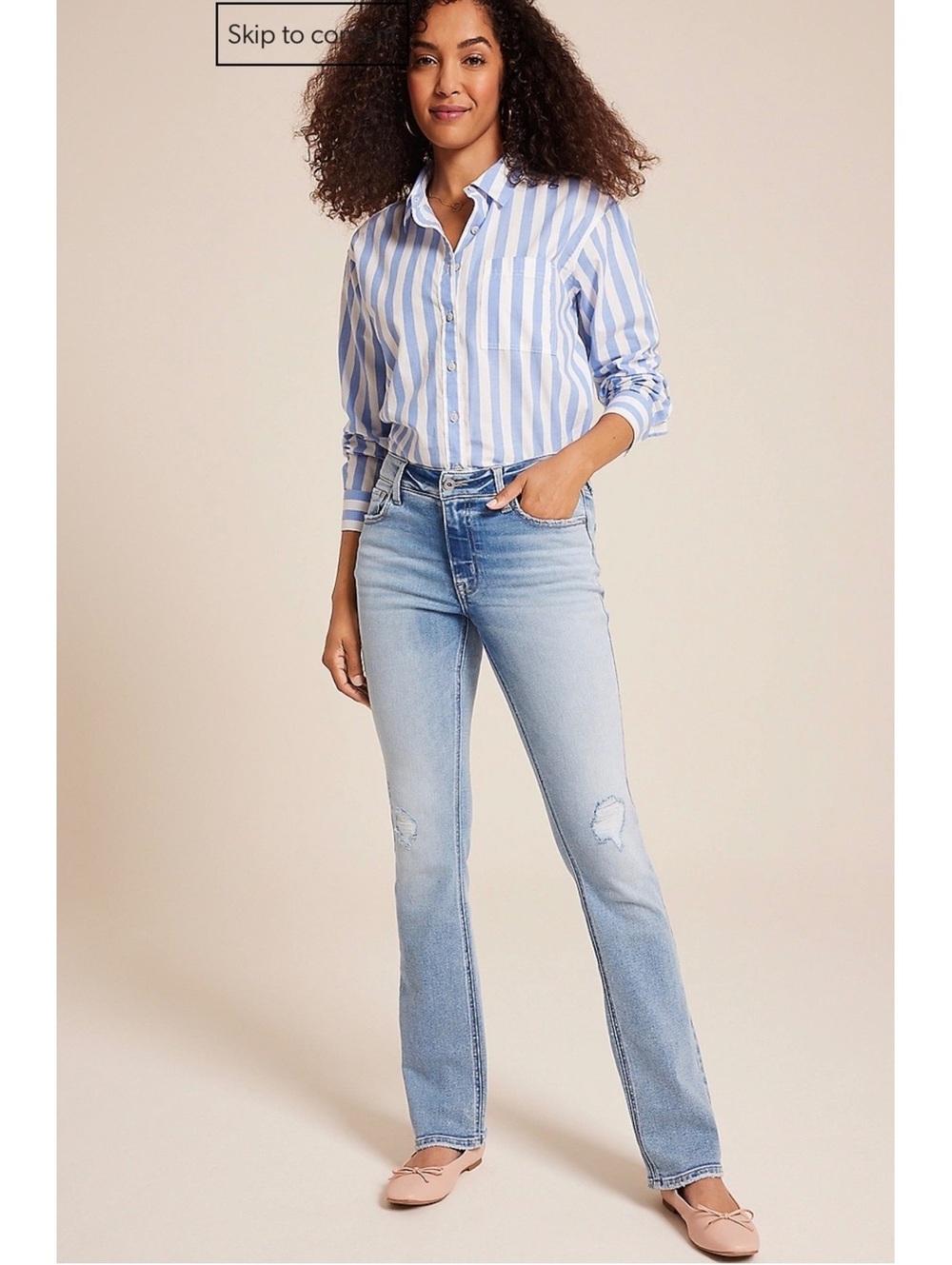 Maurices Edgely Mid-Rise Slim Boot Cut Jeans Women’s Size 8